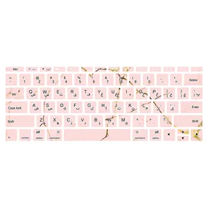   برچسب کیبورد فارسی طرح marble134 مناسب برای مک بوک پرو 12 اینچ 2015-2017