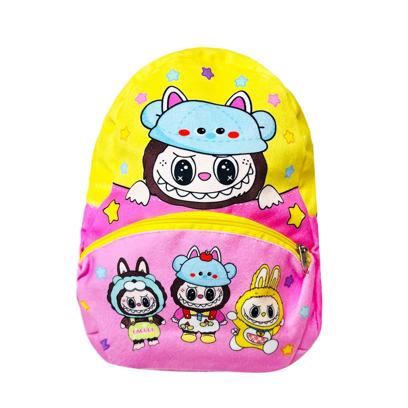 کوله پشتی مدرسه مدل لابوبو و دوستان کد gol04