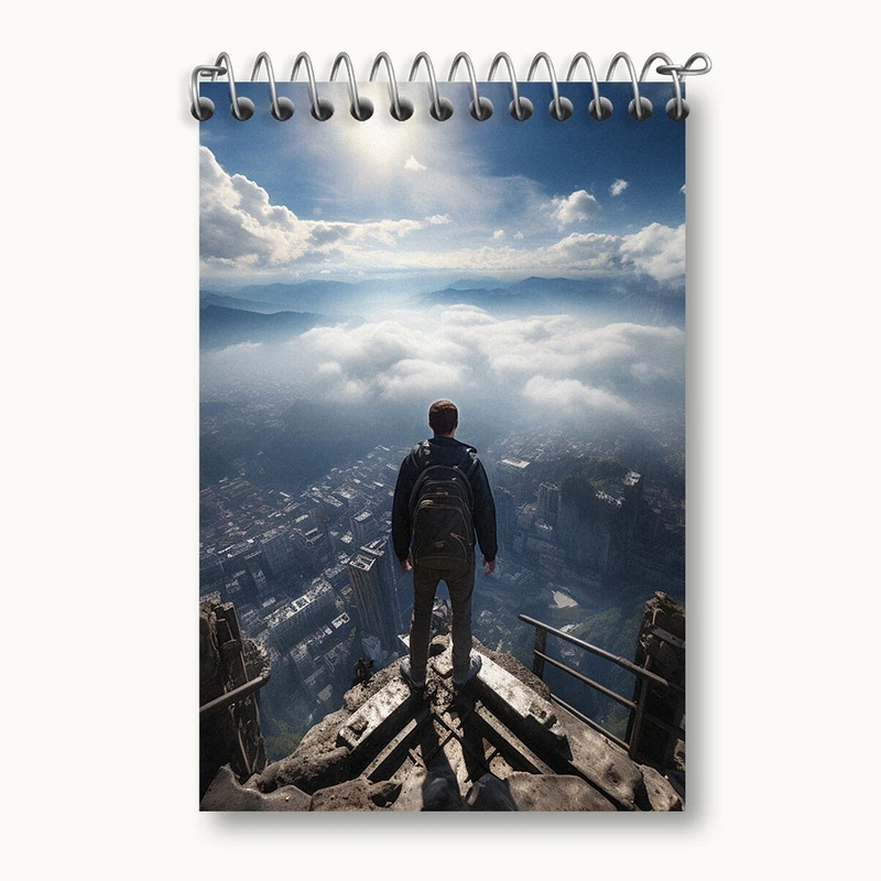 دفتر یادداشت 50 برگ خندالو مدل ارتفاع کد F479