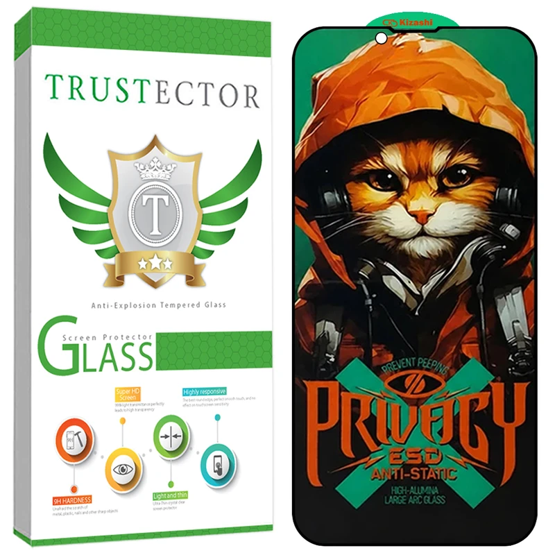 محافظ صفحه نمایش تراستکتور مدل CATPRVT مناسب برای گوشی موبایل اپل iPhone 13 / 13 pro / 14