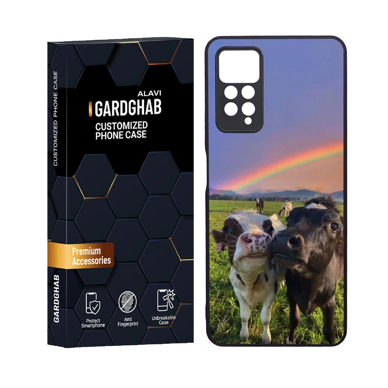 کاور گارد قاب علوی مدل دورژله ای حیوانات مناسب برای گوشی موبایل شیائومی Redmi Note 12 Pro 4G