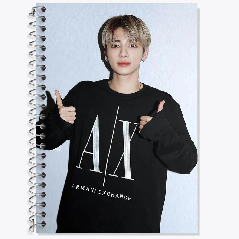 دفتر زبان 50 برگ خندالو مدل دو خط طرح تهیون گروه تی اکس تی TXT کد 20059