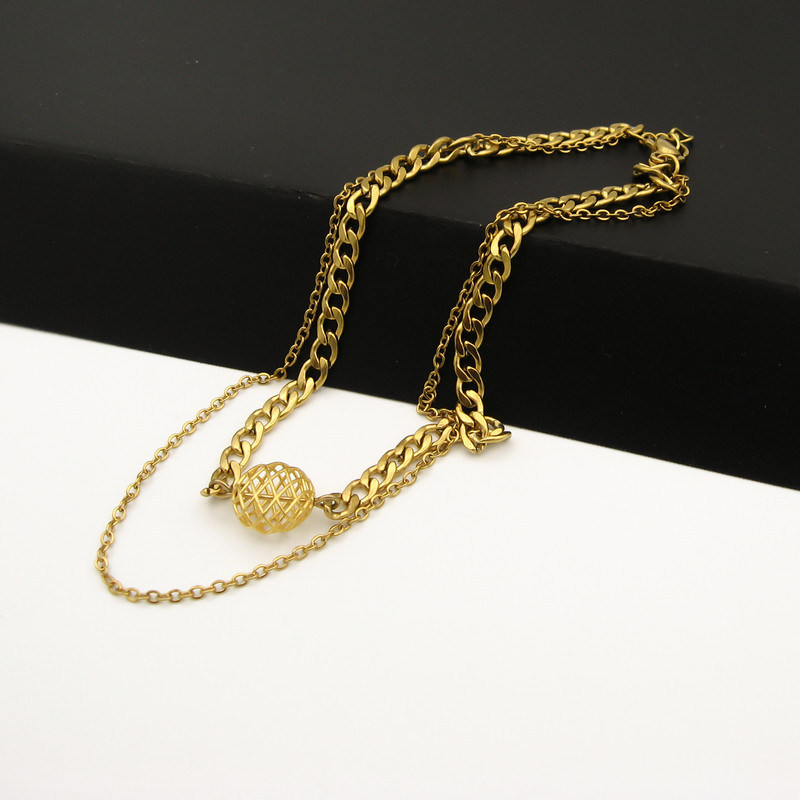 پابند طلا 18 عیار زنانه مانچو مدل Ag009