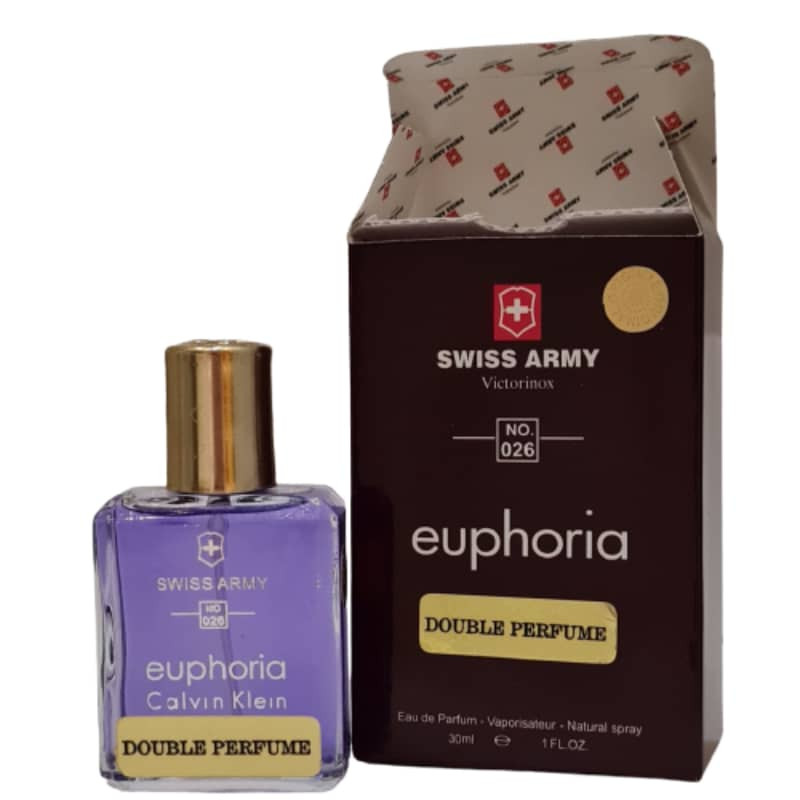 عطر جیبی زنانه سوئیس آرمی مدل Euphoria حجم 30 میلی لیتر