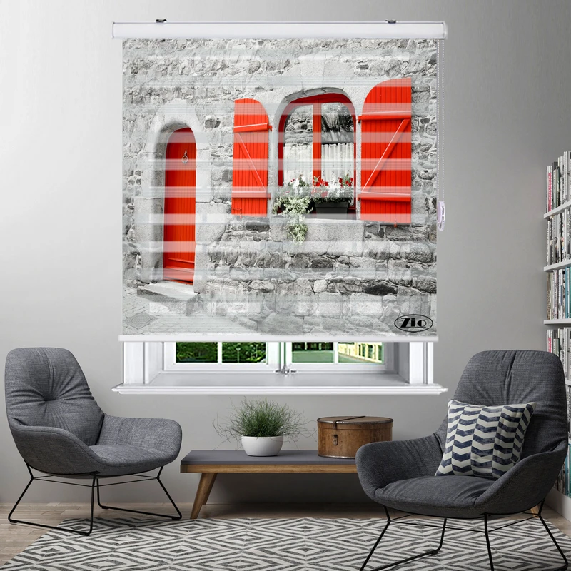  پرده زبرا زیو مدل L5069 سایز 100x150 سانتی متر