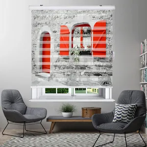  پرده زبرا زیو مدل L5069 سایز 100x280 سانتی متر