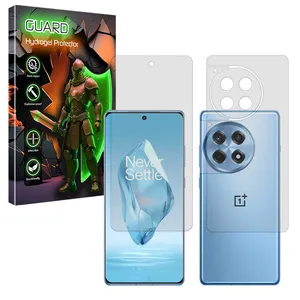 Guard Tough model matte screen protector suitable for OnePlus 12R mobile phone along with the back protector