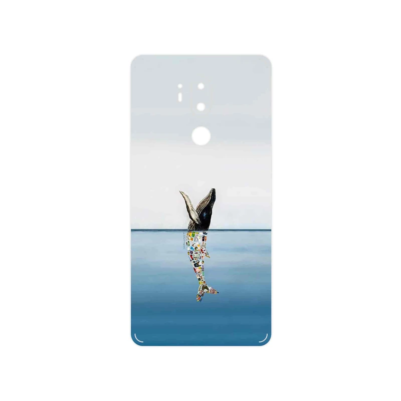 برچسب پوششی ماهوت مدل Collage of Sea Trash مناسب برای گوشی موبایل ال جی G7 PLUS THINQ