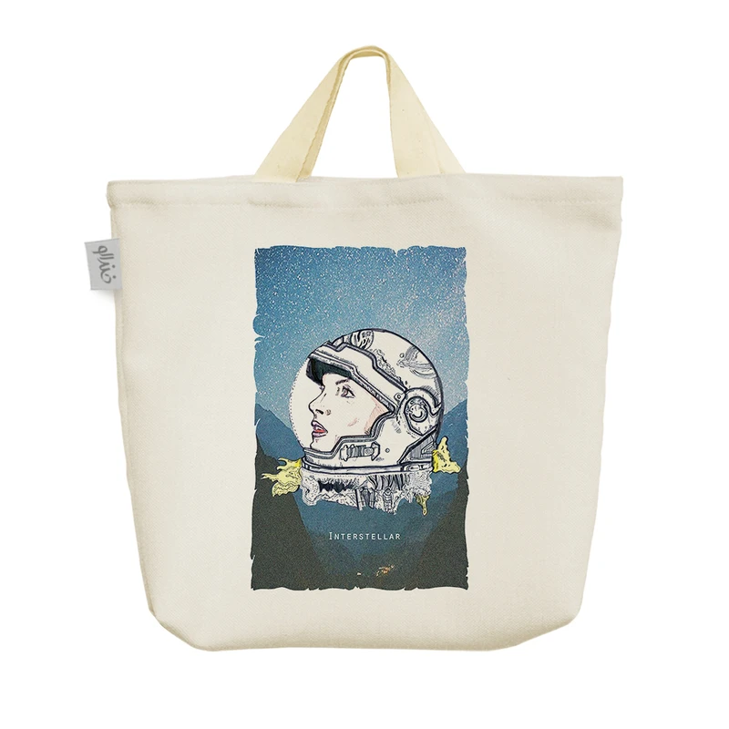 ساک خرید خندالو مدل فیلم در میان ستارگان Interstellar  کد 6135