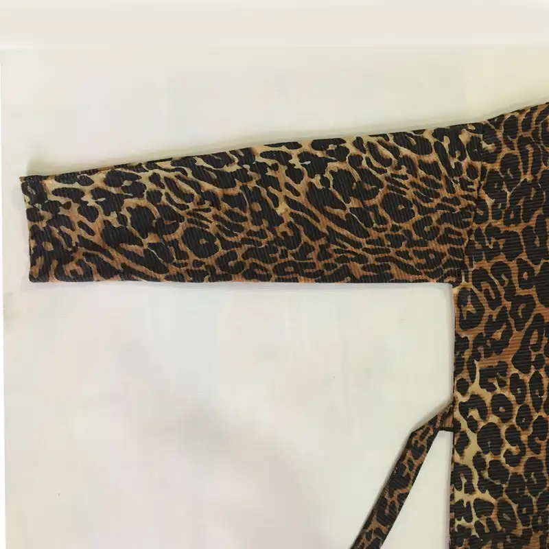 پیراهن زنانه مدل قواره دار لمه پلنگی کد tm-2686