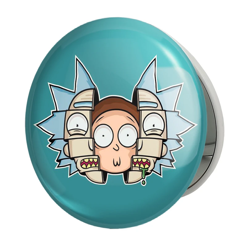 آینه جیبی خندالو طرح ریک و مورتی Rick and Morty مدل تاشو کد 3218 