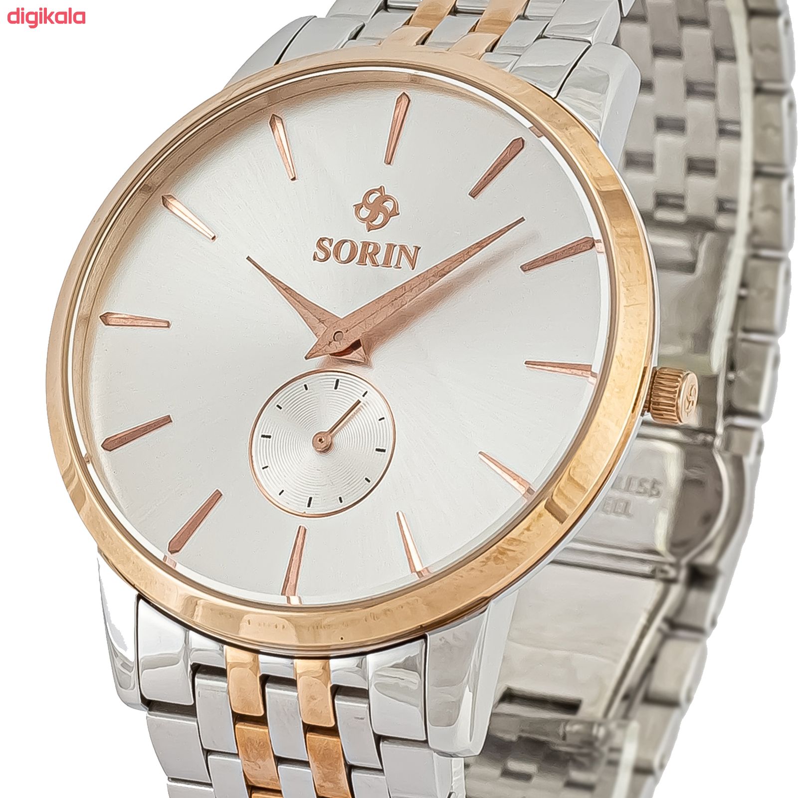 ست ساعت مچی عقربه ای زنانه و مردانه سورین مدل SS0968AG