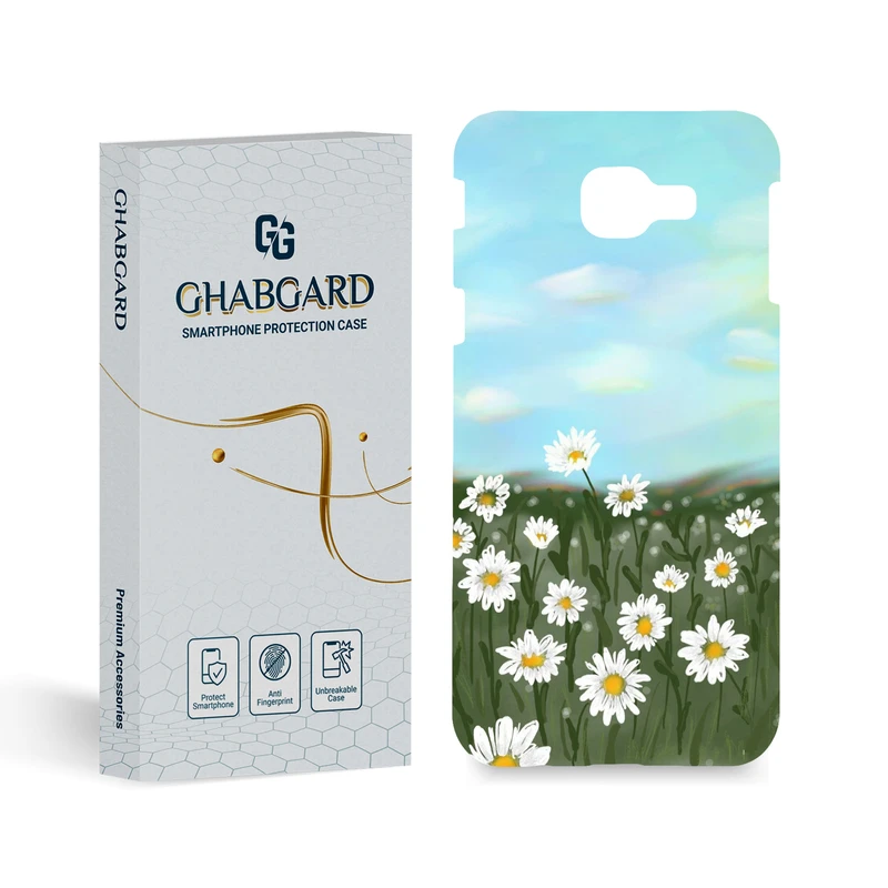 کاور قاب گارد طرح گل مناسب برای گوشی موبایل سامسونگ Galaxy A8 2016