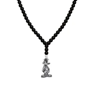 گردنبند مهره ای هایکا طرح شخصیت کارتونی دافی داک کد am.jh 126
