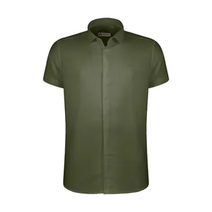 پیراهن آستین کوتاه مردانه شیک دوخت کد SP010