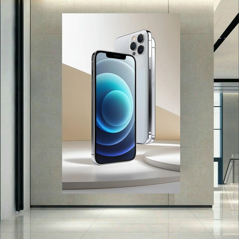 تابلو بوم طرح مخمل گوشی آیفون کد PD20365