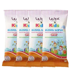 دستمال مرطوب کودک وی کر مدل 052 بسته 12 عددی مجموعه 4 عددی