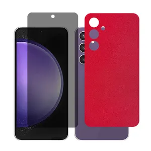 Glass Together model Privacy Screen Protector Suitable for Samsung Galaxy A55 Mobile Phone with Back cover sticker