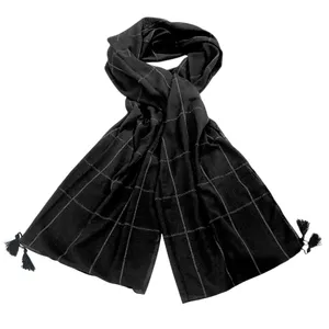 شال زنانه مدل خط لمه پنجره ای