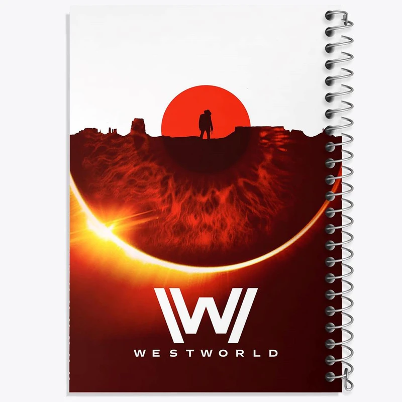 دفتر مشق 100 برگ خندالو طرح سریال وست ورلد West World کد 10203