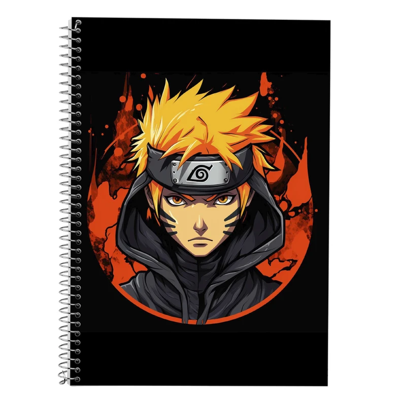 دفتر لغت 50 برگ مدوپد طرح Naroto کد DF11452