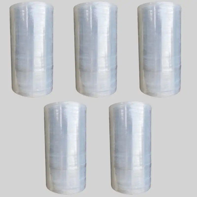 سلفون بسته بندی مدل استرچ صنعتی عرض 17 سانتی متر بسته 5 عددی