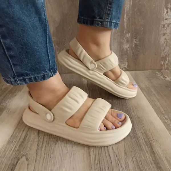 دمپایی زنانه مدل دوبنده میترا کد 1484-CR