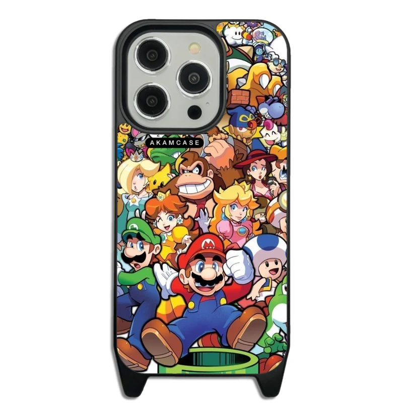 کاور آکام مدل AMC-WLA15PRO-SUPER MARIO5 مناسب برای گوشی موبایل اپل iPhone 15 Pro