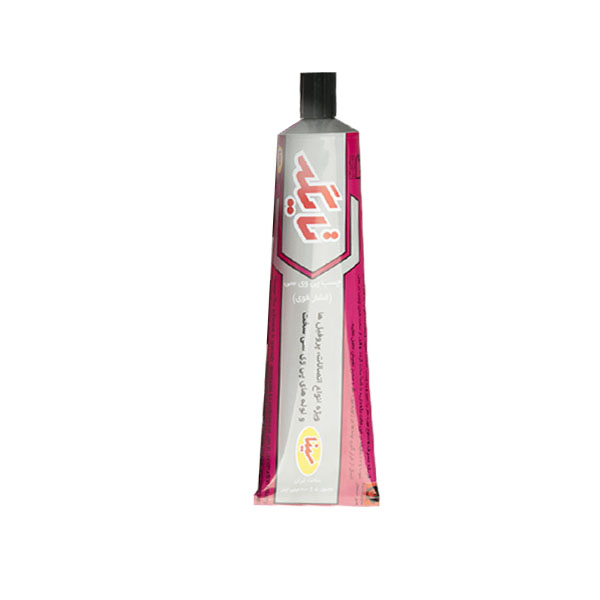 چسب پی وی سی چسب سینا مدل L-PR500 TIGER حجم 100 میلی لیتر
