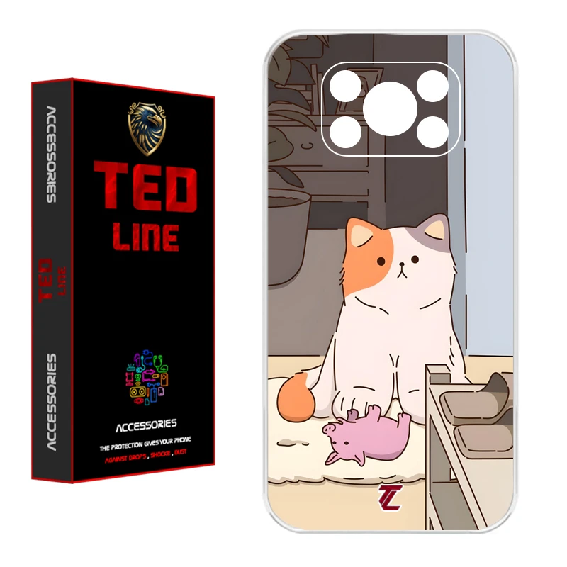 کاور تدلاین طرح گربه کد 1192 مناسب برای گوشی موبایل شیائومی Poco X3 / X3 Pro / X3 NFC