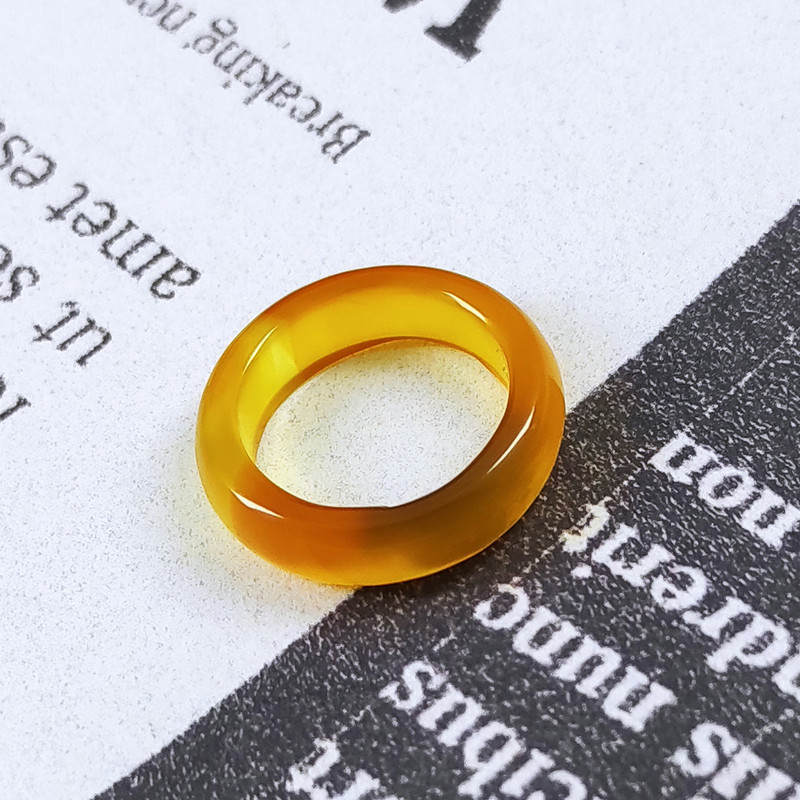 انگشتر زنانه سلین کالا مدل عقیق سنگ ماه تولد آبان و فروردین Mps