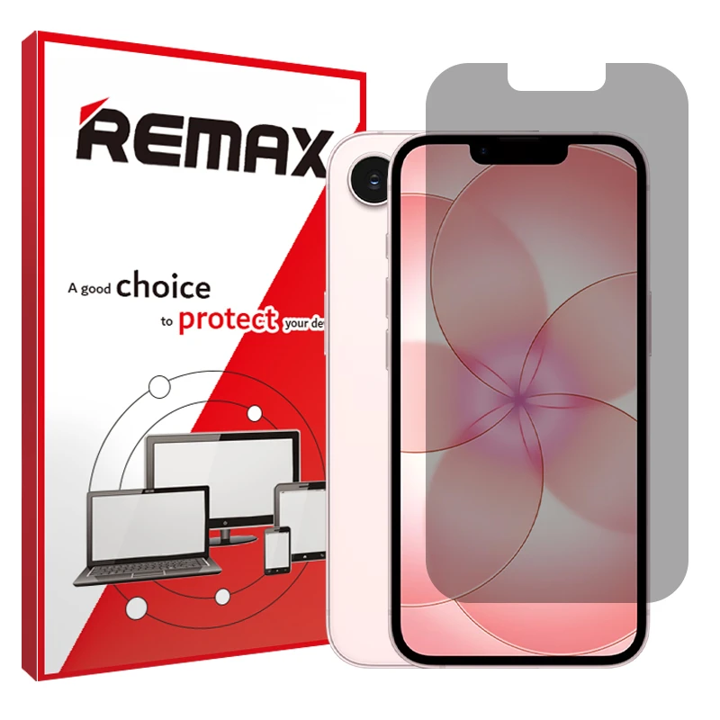 محافظ صفحه نمایش حریم شخصی ریمکس مدل هیدروژلی مناسب برای گوشی موبایل اپل iPhone 17e