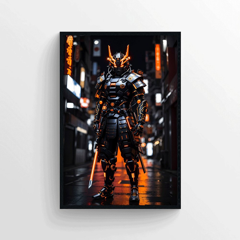 تابلو طرح سامورایی مدل AX18