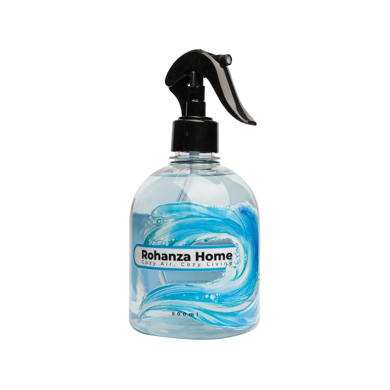 اسپری خوشبو کننده هوا روهانزا مدل Aqua Fresh رایحه نسیم دریا حجم 500 میلی لیتر