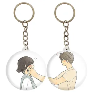 جاکلیدی خندالو مدل عاشقانه Love کد A15 مجموعه 2 عددی