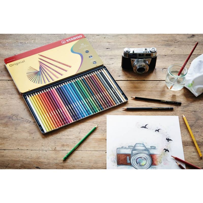 مداد رنگی استابیلو مدل Original کد 815