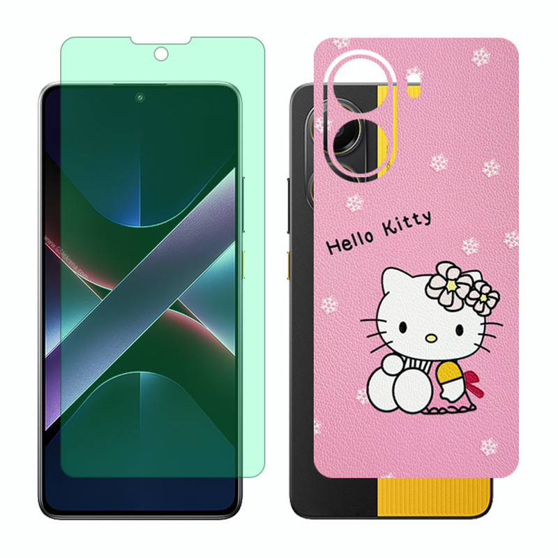 محافظ صفحه نمایش گرین لایت گلس مدل Together مناسب برای گوشی موبایل شیائومی Poco X7 Pro به همراه برچسب پوششی