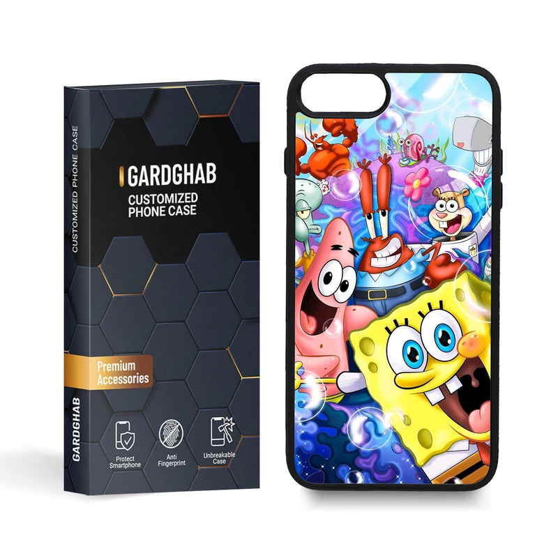 کاور گارد قاب مدل باب اسفنجی مناسب برای گوشی موبایل اپل IPhone 7 Plus / 8 Plus