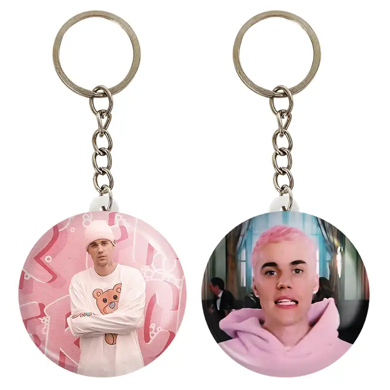 جاکلیدی خندالو مدل جاستین بیبر کد 1901819024 مجموعه 2 عددی