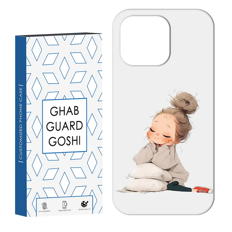 کاور قاب گارد گوشی طرح دختر ملوس کد Dimo-958 مناسب برای گوشی موبایل اپل IPHONE 16 PRO   
