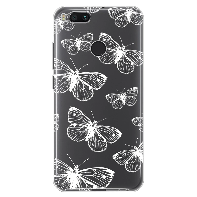 کاور مگافون طرح پروانه مدل C54-W مناسب برای گوشی موبایل شیائومی Mi A1 / Mi 5X