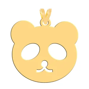 آویز گردنبند طلا 18 عیار زنانه فرشته طرح پاندا مدل WNL-000417