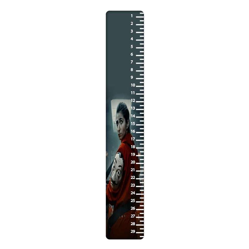 خط کش 30 سانتی متر طرح Money Heist کد 2123
