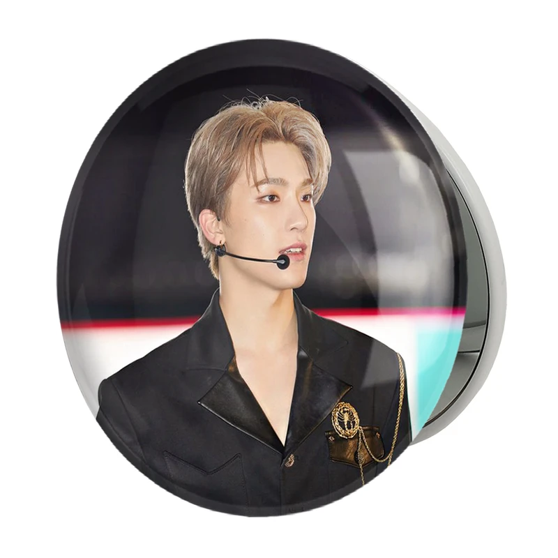 آینه جیبی خندالو طرح دینو گروه سونتین Seventeen مدل تاشو کد 12504 