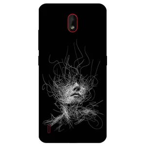 Megafone Face Sketch 7423 Cover For Nokia C1