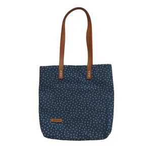 کیف دوشی دست دوز زنانه مدل توت بگ طرح جین   