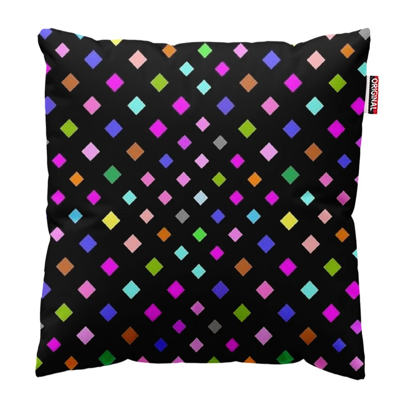 کوسن پاد آفرین طرح رنگی کد 2737 سایز 30*30 سانتی متر