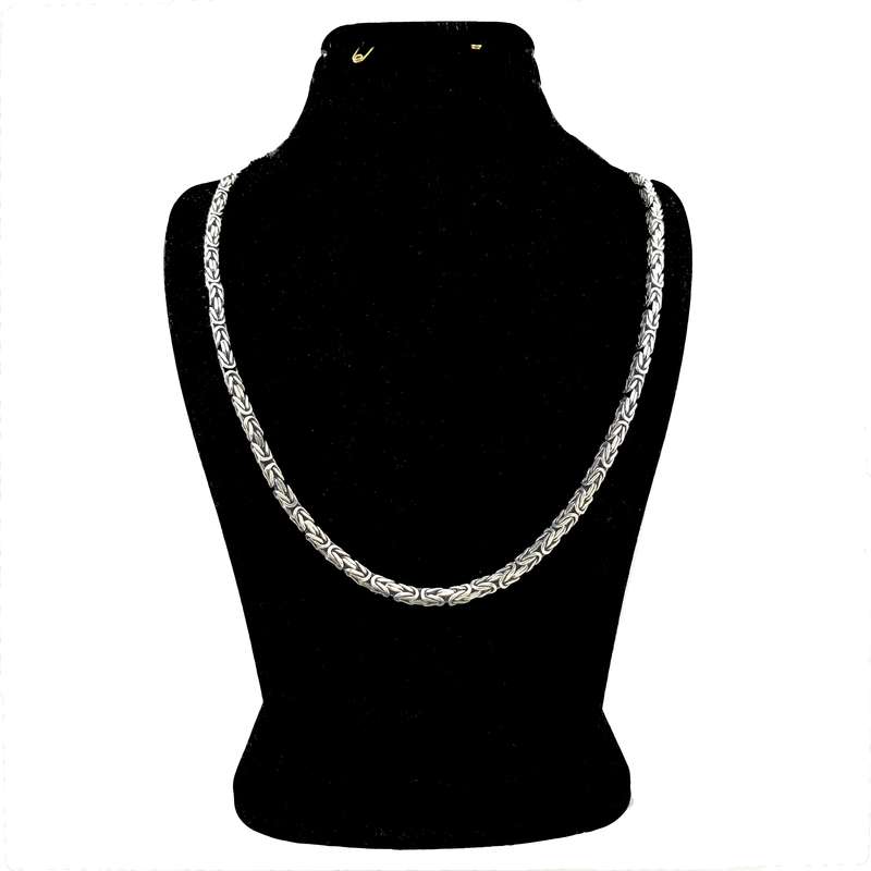 زنجیر نقره مردانه مدل 33 زنجیر نقره مردانه مدل 33