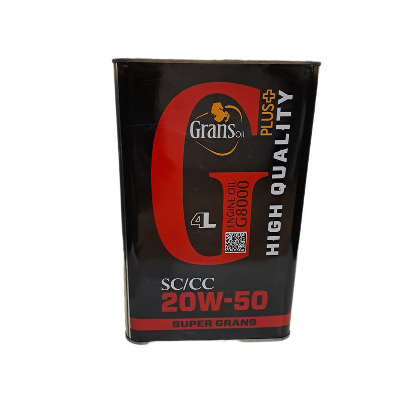 روغن موتور گرنس اویل مدل G8000 20W50 SC/CC حجم 4 لیتر