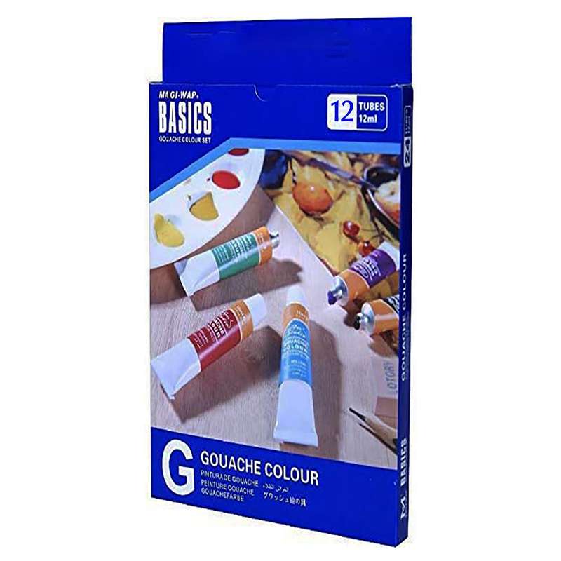 گواش 12 رنگ مگی وپ مدل BASICS